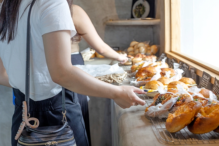 30種類ほどのパンがずらり