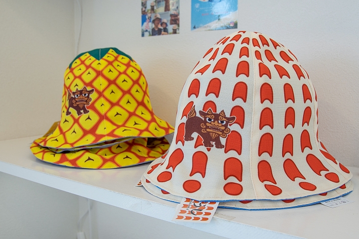 シーサーデザインの帽子