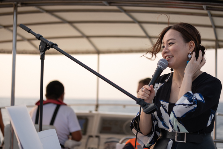 成底ゆう子さんによる参加者だけのための生演奏