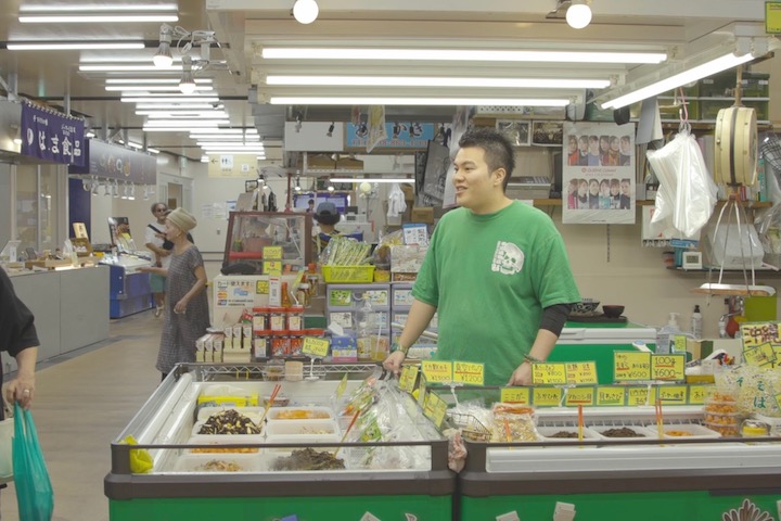 公設市場内のお店