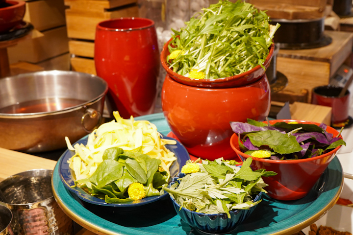 用意された沖縄県産野菜