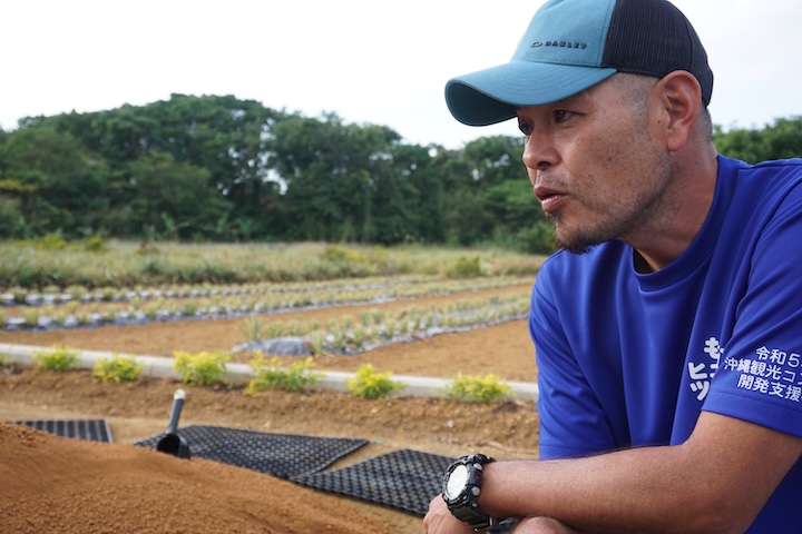 美らSUNファームんの城間さん