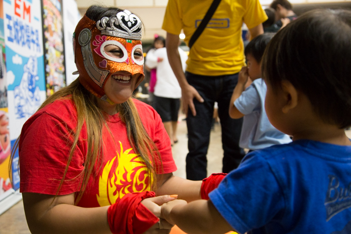 笑顔で優しいプロレスラー達