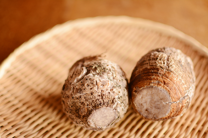 田芋のアップ写真