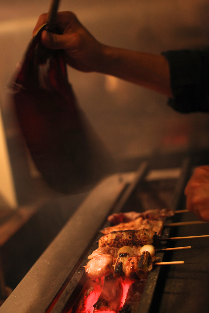 丁寧に焼いていく