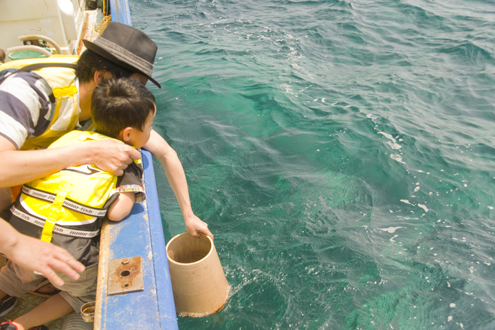 もずくがびっしりと根付いていました