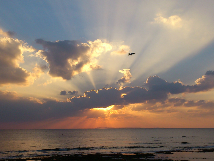 サンセットタイムは人気のテラス席