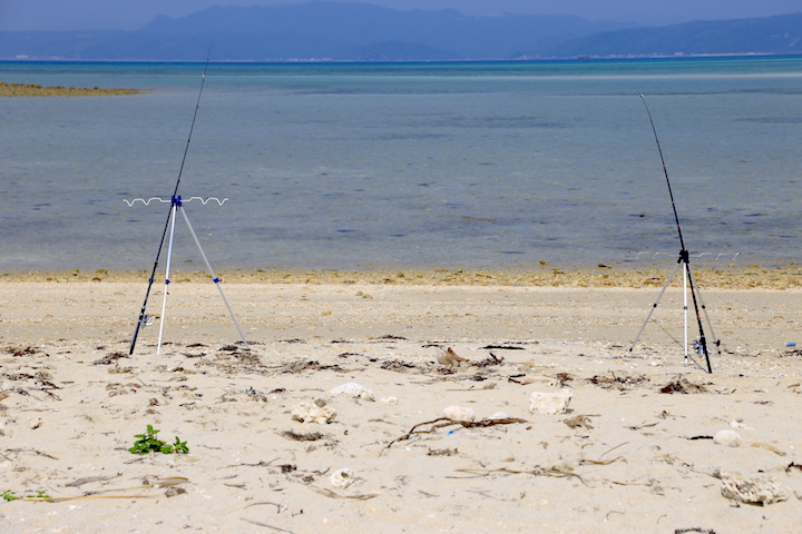 釣りを楽しむ人