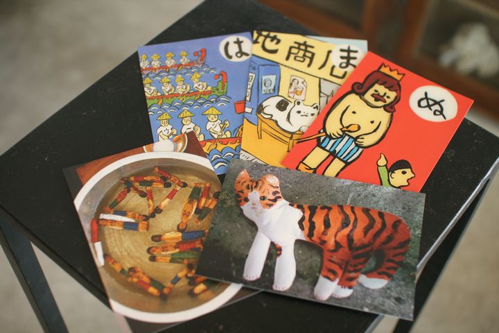 ゆるいデザインがかわいいポストカード