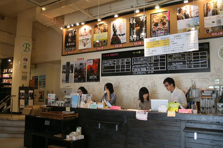 映画館受付の様子