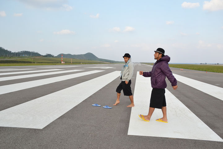 新石垣空港の滑走路