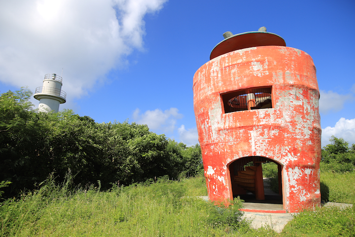 津堅島のキャロットタワー展望台です