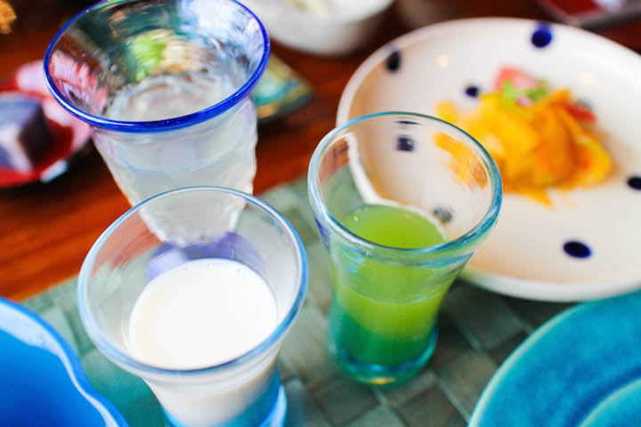 沖縄第一ホテルの朝食メニュー：ジュース