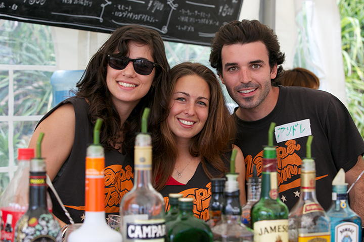 カナダ人、フランス人の留学生３人