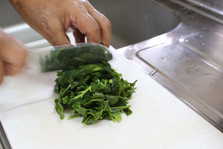 刻むとぬるっとした粘り