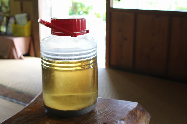 灰に水を溶かしたもの