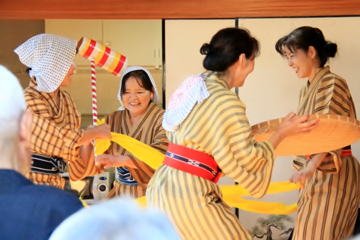 踊り終えた直後