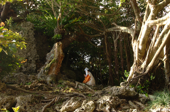 アマミキヨ神をかたどったといわれる神面が奉られていたそうです。