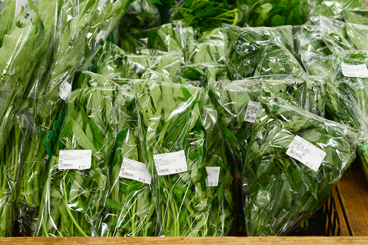 ウンチェーまたは空芯菜(クウシンサイ)