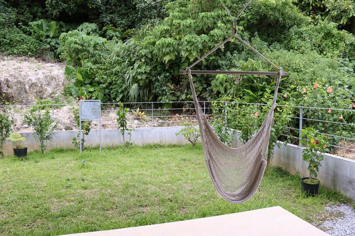 一軒貸し宿「Kafuwa Nanjyo（かふーわなんじょう）」の庭