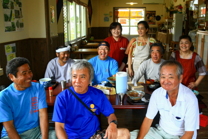 んまや～のお客さんと