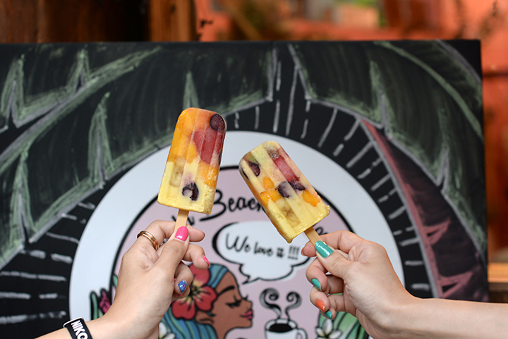 マンゴーミルクアイスキャンディー