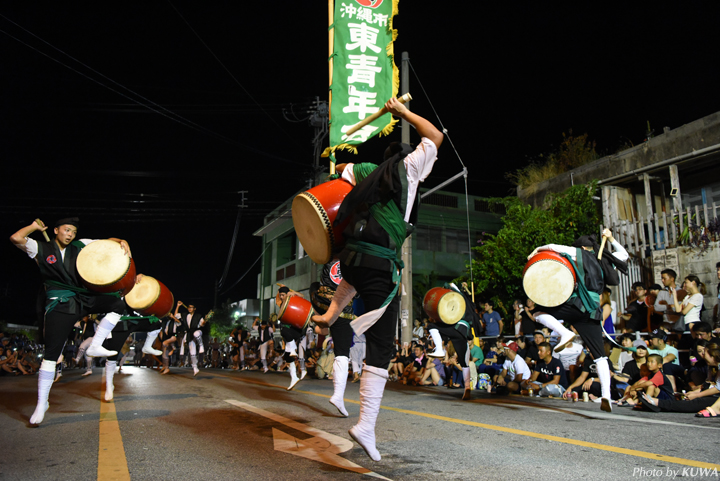 東（ひがし）青年会のエイサー