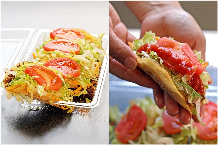 看板メニュー「タコス」