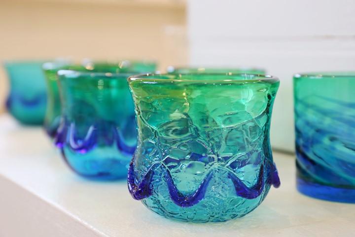 「琉球ガラス匠工房」のグラス