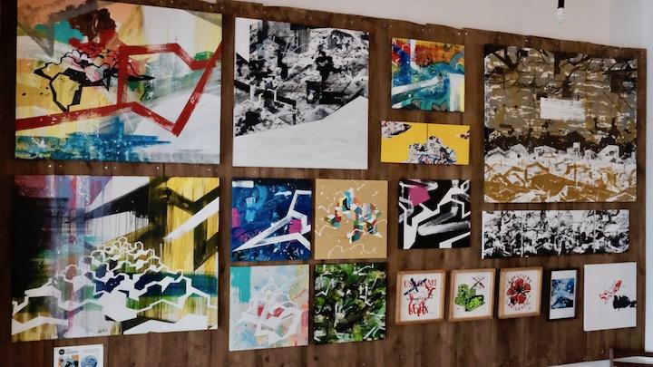 ギャラリーショップでの作品たち