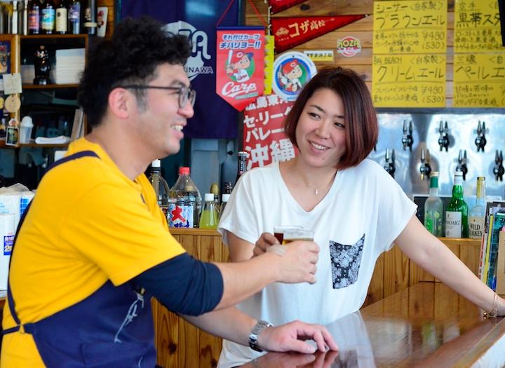 大浜安彦さんとお客様