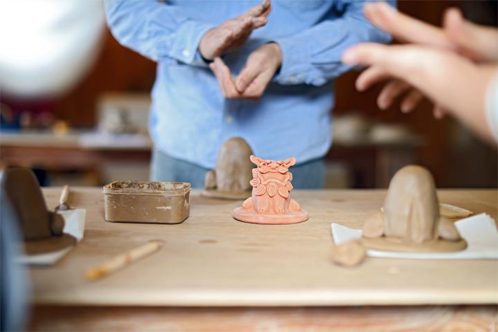 シーサー作り体験