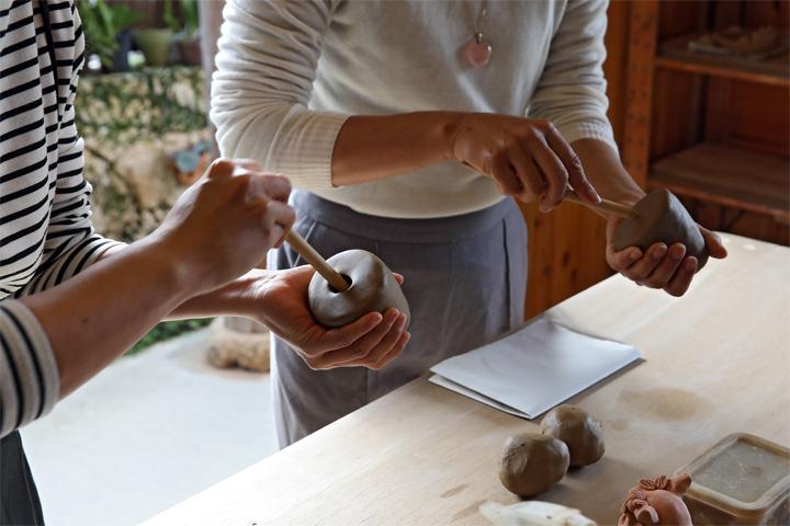 シーサー作り体験