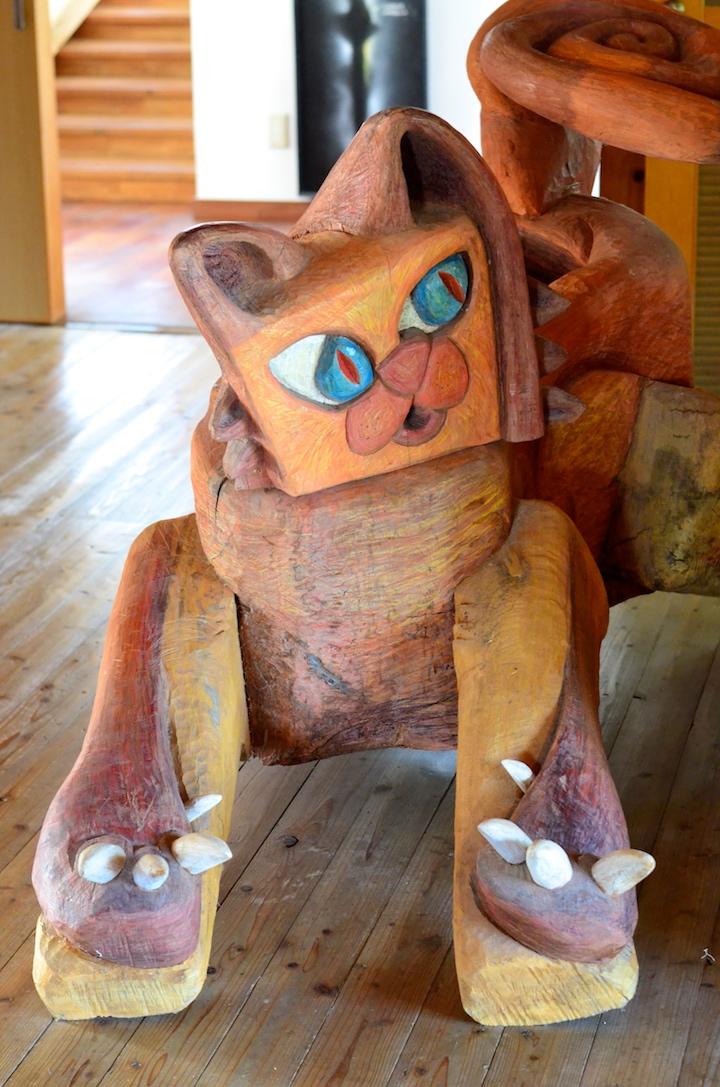 キャンプタルガニー アーティスティックファームの展示品