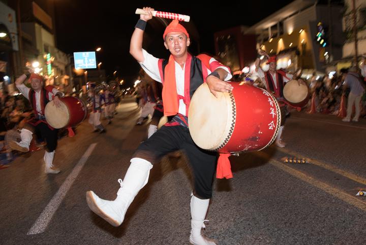 「池原青年会」のエイサー