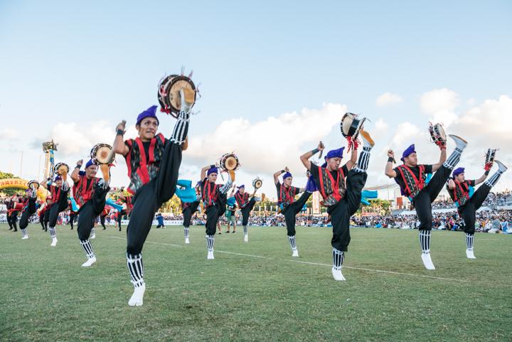 「高志保青年会」(たかしほ)のエイサー