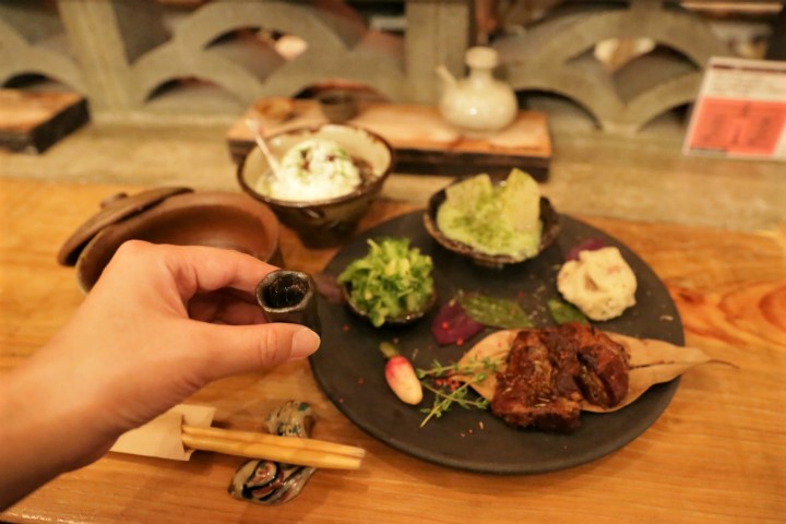 酒器と、お料理