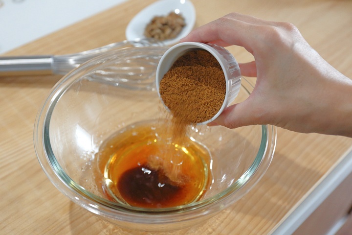 アガラサーの材料を計る