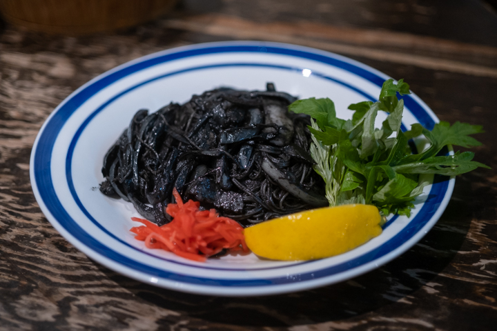 元祖イカ墨ソーメンちゃんぷる