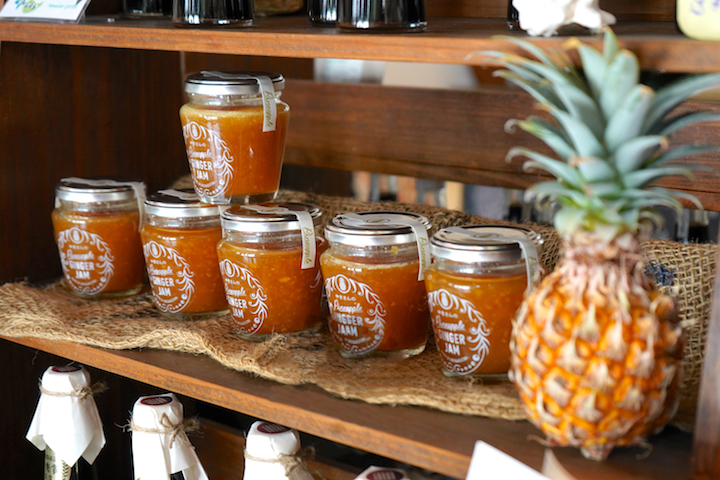 垣島産の生姜とパイナップルを使ったジャム