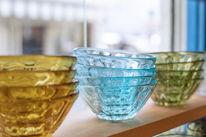 沖縄の風で販売しているガラス器