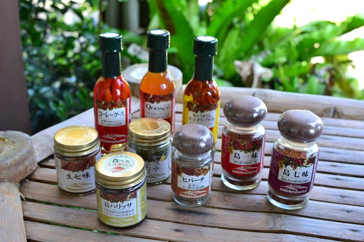 島七味、シークヮーサーこしょうなど