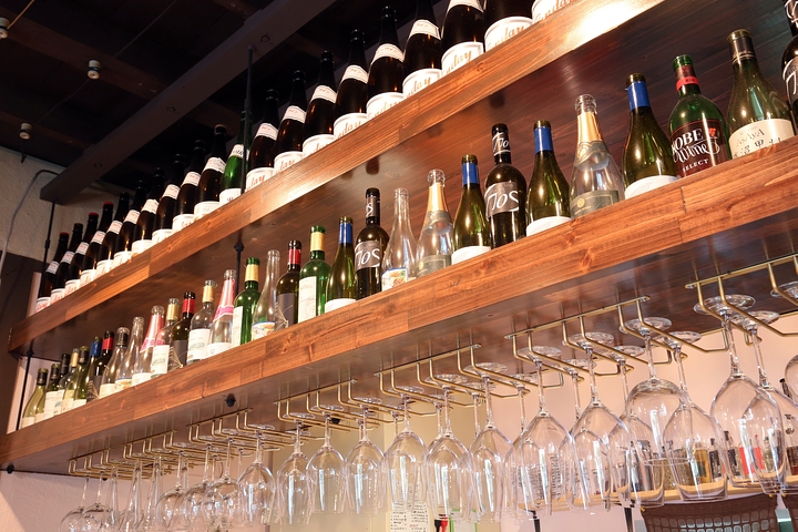 ビストロ ル・ボン・グーのワインボトル