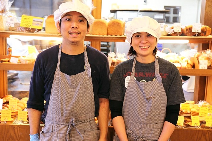 ブーランジェの陽介さんとパティシエールのあいこさん