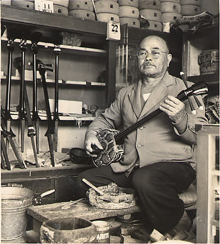 林賢さんの照屋林山さんの写真