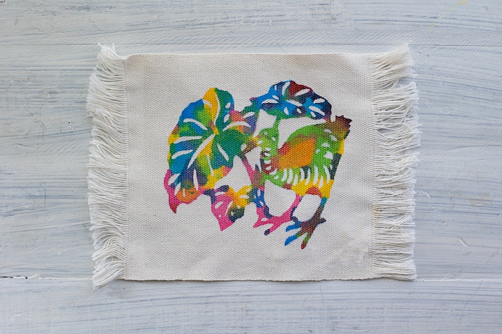 紅型のコースター