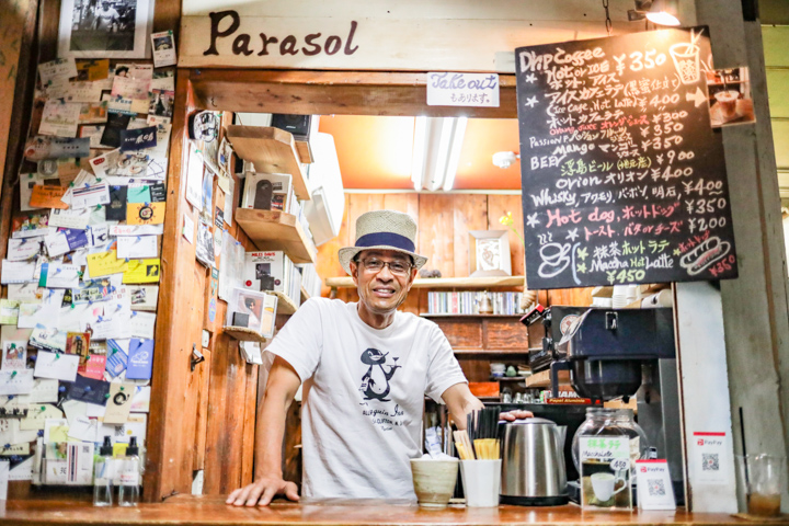 「パラソル」のマスター、ジャンさん