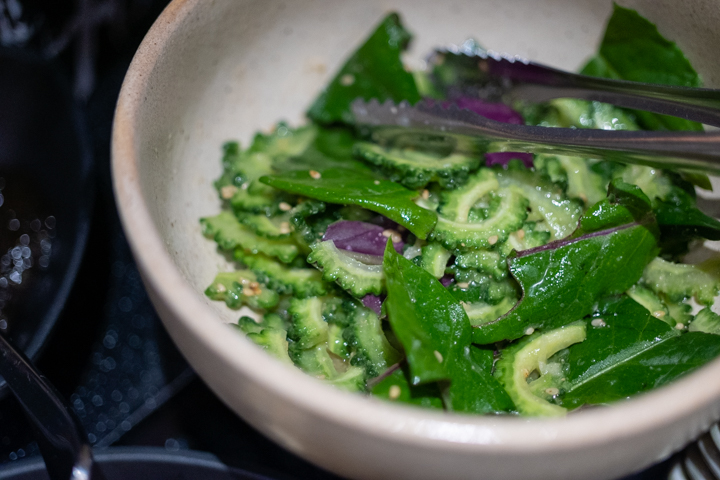 ハンダマとゴーヤーの和え物