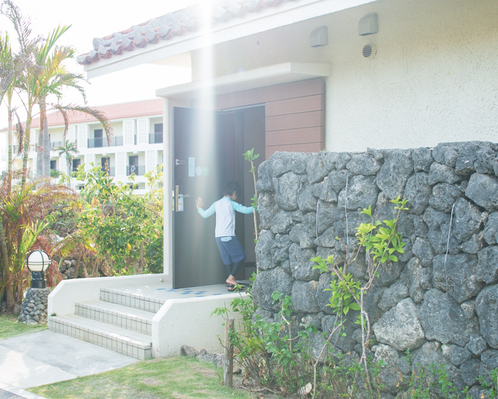 宿泊するヴィラ