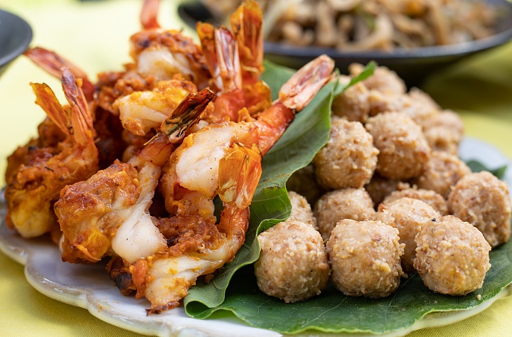 えびの揚げ物他